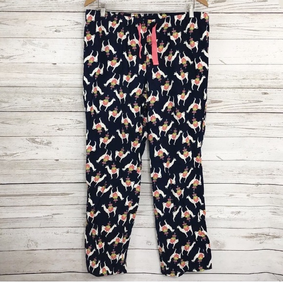 Hanna Nikole Pajama Bottoms for Women Plus Size Cotton Floral Print Pant